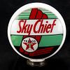 18" Sky Chief Glass Gas Advertising Globe. 18" (stands)Sky Chief advertising glass gas globe. Image - 5