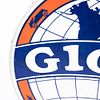 42" Globe Gasoline DSP Porcelain Advertising Sign. "GLOBE GASOLINE" double sided 42" porcelain Image - 1