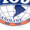 42" Globe Gasoline DSP Porcelain Advertising Sign. "GLOBE GASOLINE" double sided 42" porcelain Image - 2