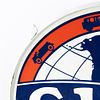 42" Globe Gasoline DSP Porcelain Advertising Sign. "GLOBE GASOLINE" double sided 42" porcelain Image - 5