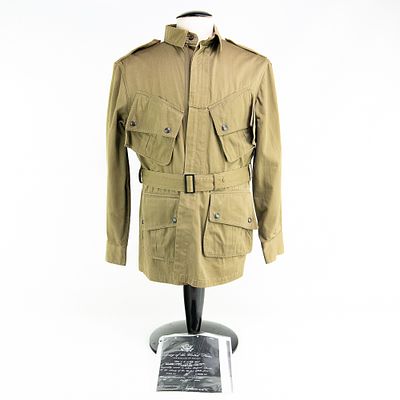 WWII US First Airborne Army M42 Jump Jacket Named. Very nice M42 Jump Jacket that belonged to US 
