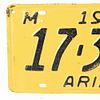 Arizona 1931 License Plate. # 17-35-00 repaint in good condition. See pics. From the Jim Dvorak Image - 1