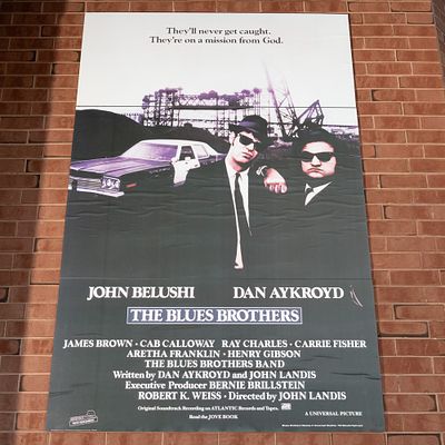 Large Blues Brothers 4 Sheet Poster. Large 4 sheet movie poster from the 1980 movie, The Blues 