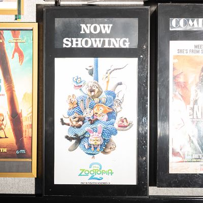 Now Showing Movie Poster Case. Back lit Now Showing one sheet movie poster case in good 