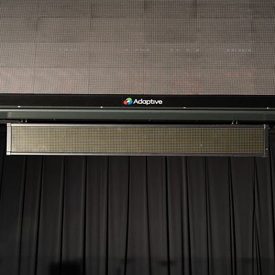 Vintage Industrial LED Digital Sign. This vintage-style rectangular LED display features a dense 