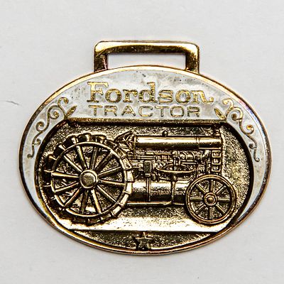 Vintage Watch FOB - IWFAI 1988 FORDSON TRACTOR. Pre-owned. Dents, dings, scratches and other 