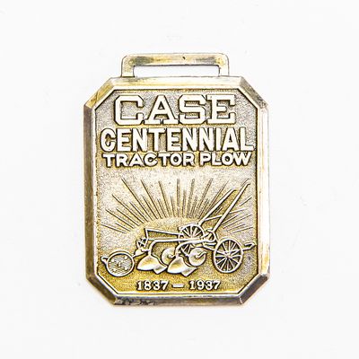 Vintage Watch FOB - CASE 1837-1937 CENTENNIAL. Pre-owned. Dents, dings, scratches and other 