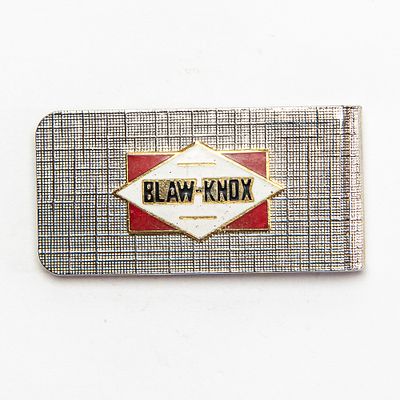 Vintage BLAW-KNOX MONEY CLIP. Pre-owned. Dents, dings, scratches and other damage may be 