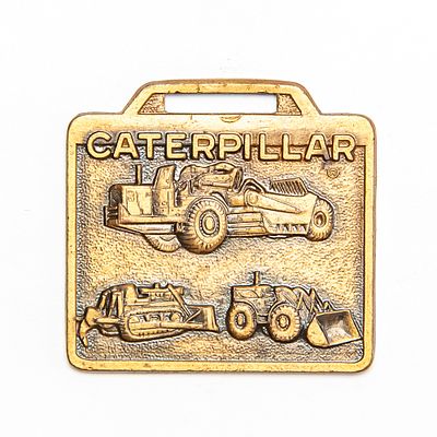 Vintage Watch FOB - CATERPILLAR-PEORIA TRACTOR &. EQUIPMENTPre-owned. Dents, dings, scratches 