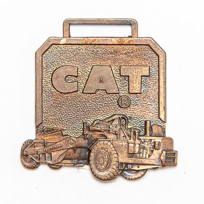 Vintage Watch FOB - CAT - TRACTOR & EQUIP. CO. MONTANA AND NORTH DAKOTA Pre-owned. Dents, dings 