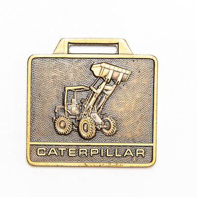 Vintage Watch FOB - CATERPILLAR-TENCO TRACTOR. Pre-owned. Dents, dings, scratches and other 