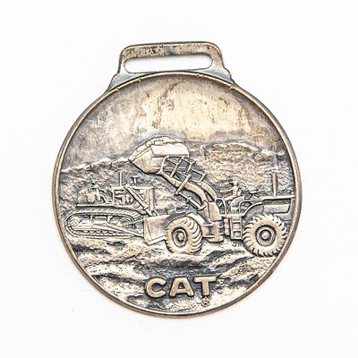 Vintage Watch FOB - CAT PEORIA TRACTOR & EQUIP. Pre-owned. Dents, dings, scratches and other 