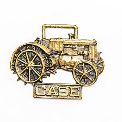 Vintage Watch FOB - CASE TRACTOR. Pre-owned. Dents, dings, scratches and other damage may be 