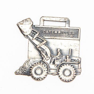 Vintage Watch FOB - CATERPILLAR PATTEN INDUSTRIES. Pre-owned. Dents, dings, scratches and other 