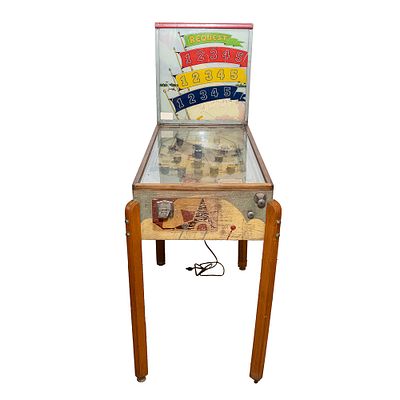 Coin Op Rare Exhibit Supply Co. "Request" Pinball. Circa 1938. Produced by the Exhibit Supply 