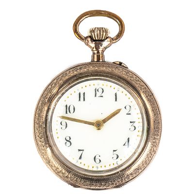 Antique 10k Ladies Fancy Dial Pocket Watch. Antique Ladies Fancy Dial pocket watch featured in 