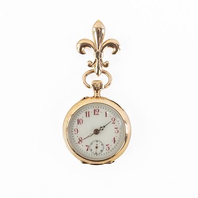William Metford Melita Gilbert 18k Pocket Watch. Ladies William Metford Melita Gilbert "souvinir 
