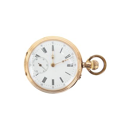 Ladies18k Remontoir #95090 Fancy Dial Pocket Watch. Ladies Remontoir #95090 Roman numeral dial 