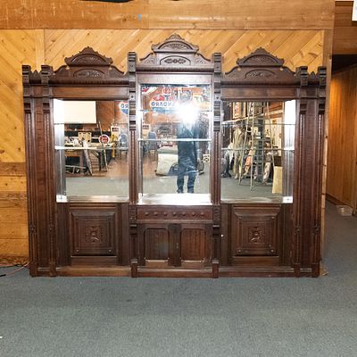 1890's R. Rothschilds & Sons Bar and Back Bar. In our opinion is a 1890's Rothschild's factory 