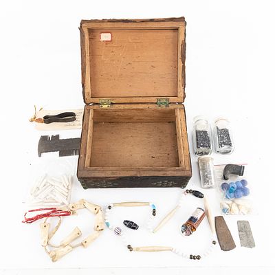 Historic Rosebud Reservation Artifact Lot. This historic compilation of Native American and 