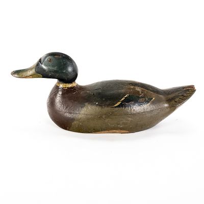 Vintage Mason Premier Mallard Decoy. This is a classic Example of a Mason Decoy Factory "Premier 
