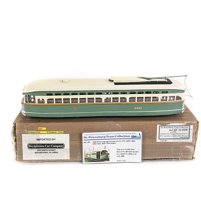 St. Petersburg 1947/8 CTA Tram 1:48 LE 29/100. St. Petersburg Tram Collection 1947/8 CTA Chicago 