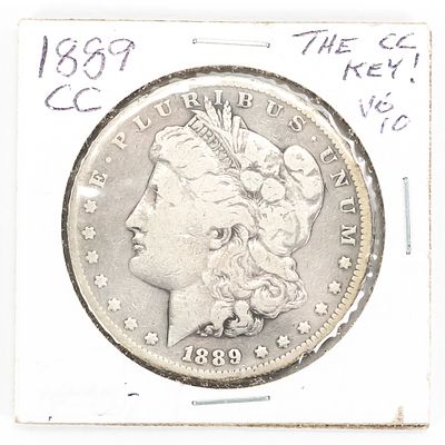 1889-CC CARSON CITY Morgan Silver Dollar KEY DATE. 1889-CC CARSON CITY Morgan Silver Dollar 