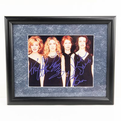 Sex & The City Cast Autographed Framed Photo. Sex and The City Cast Autographed 8" x 10" 