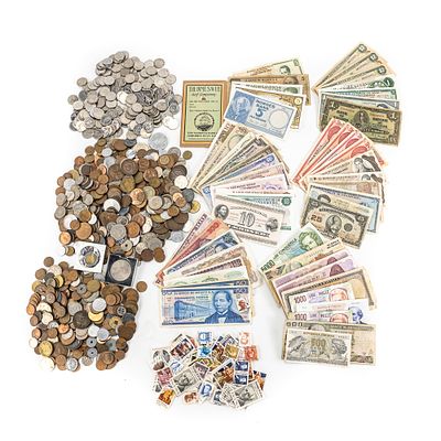 Foreign Banknote Currency Paper Money Assortment. Foreign paper money currency banknote 