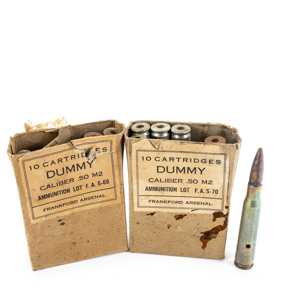 10 Military .50 Caliber Training Rounds