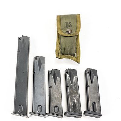 *Beretta 92, 9mm Magazine Grouping. *CANNOT SELL TO ILLINOIS RESIDENTS*Group of Beretta 92, 9mm 