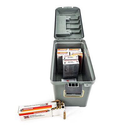 160rds of Caliber .358 Winchester Ammunition. 160 rounds of caliber .358 Winchester ammunition. 