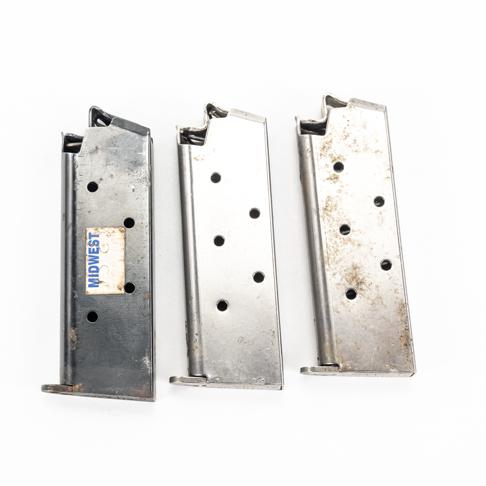 3 Colt .380 Mustang Magazines