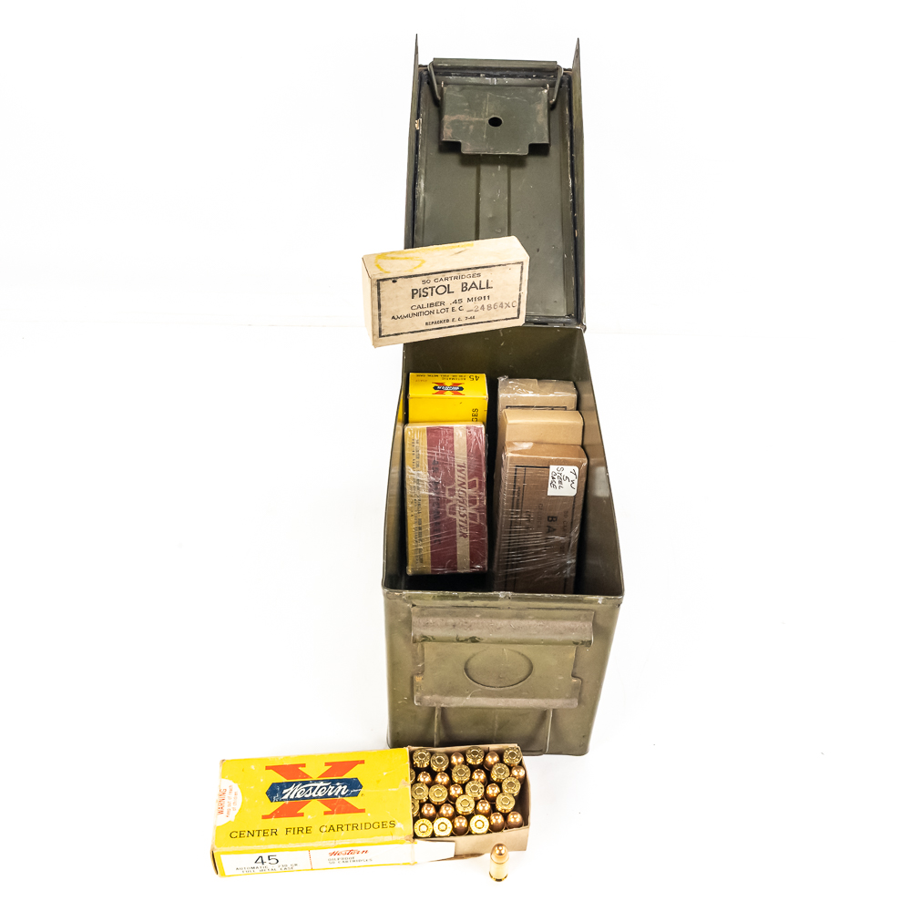 350rds of Caliber .45ACP Collector Ammunition