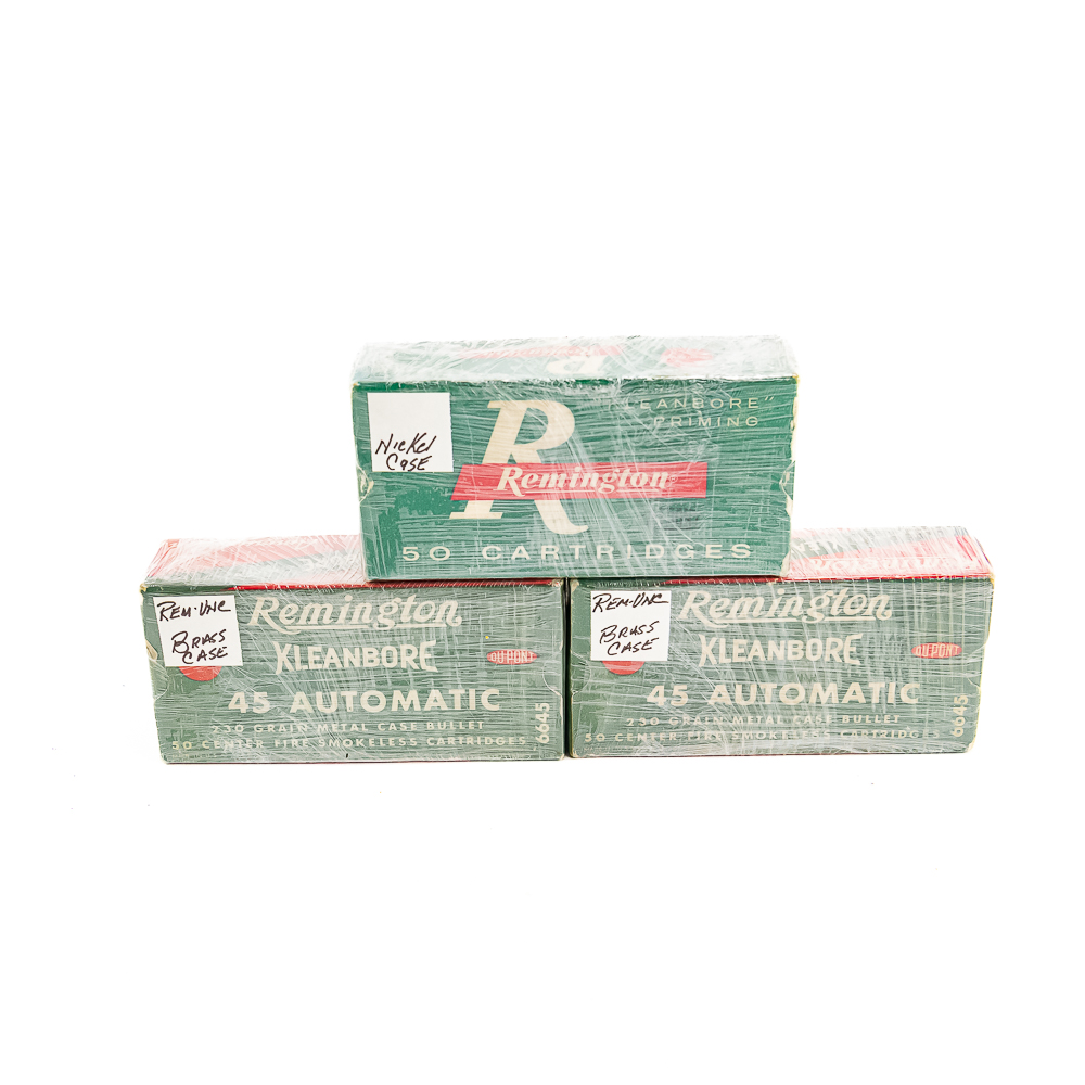 150rds of Caliber .45ACP Collector Ammunition