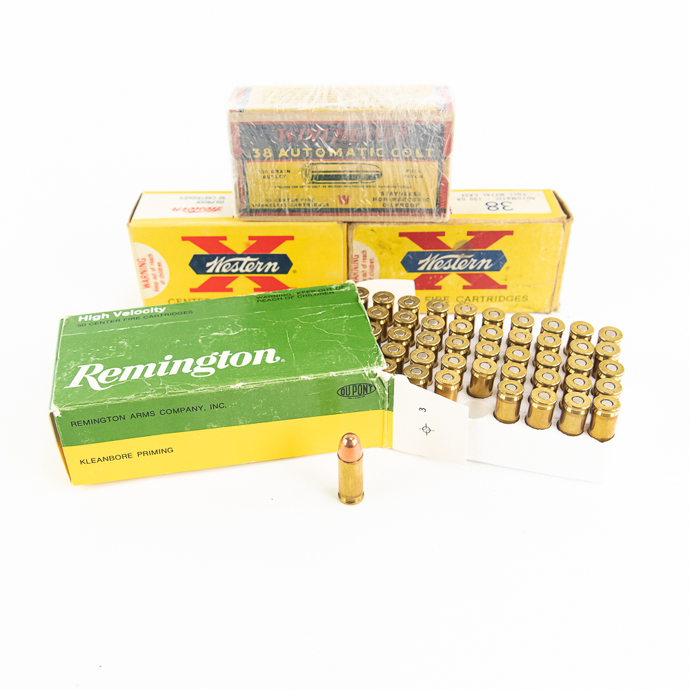 200rds of Rare .38 Auto Colt Ammunition