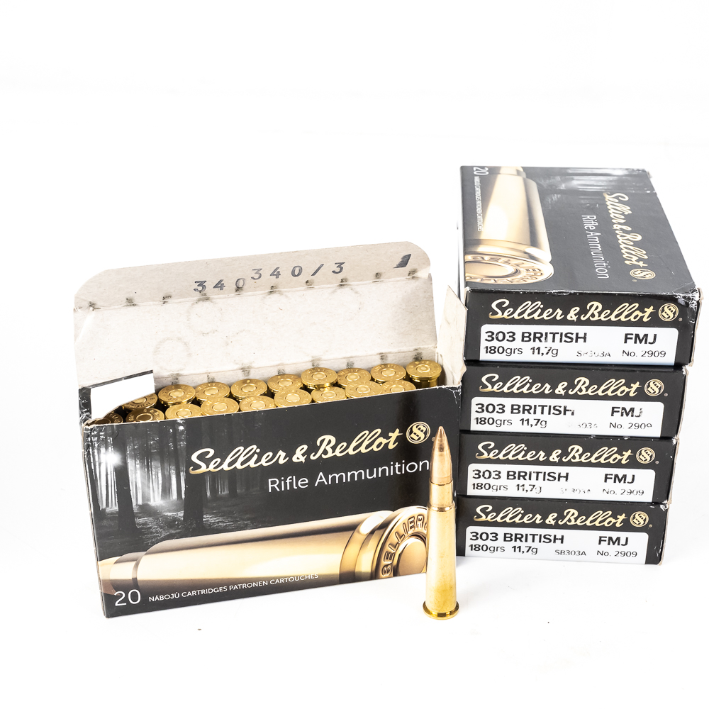 100rds of Caliber .303 British Ammunition