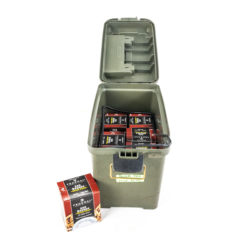 4400rds of Caliber .22LR Federal Ammunition