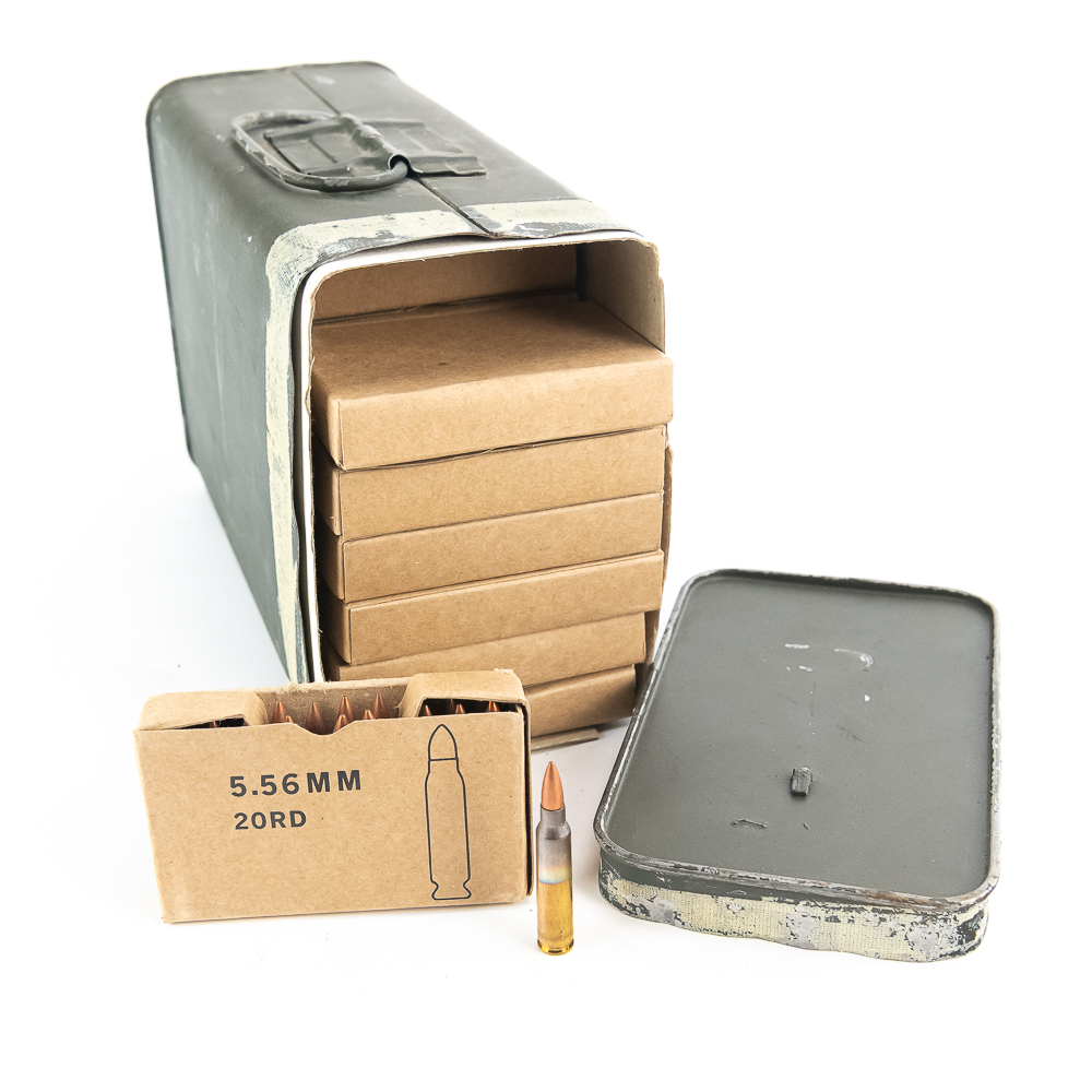 560rds of Caliber 5.56mm Surplus Ammunition