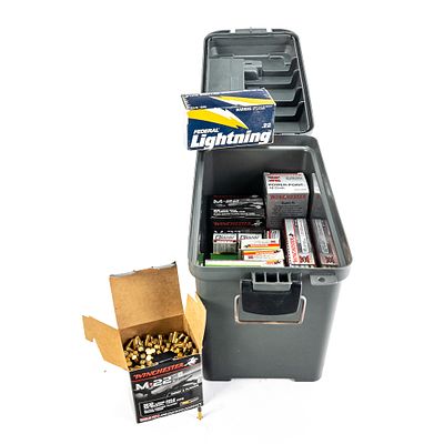 3975rds of Caliber .22 Long Rifle Ammunition. 3975 rounds of caliber .22 Long Rifle/.22LR 