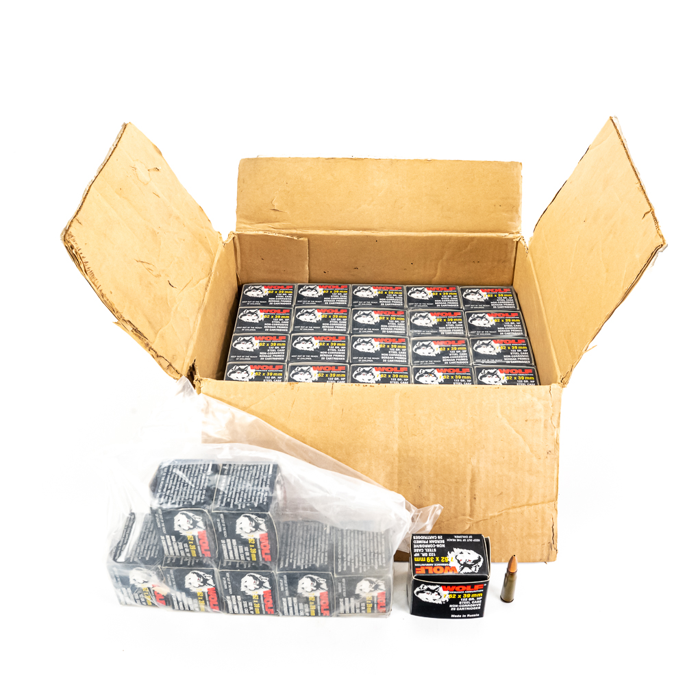 660rds of Caliber 7.62X39 Wolf Ammunition