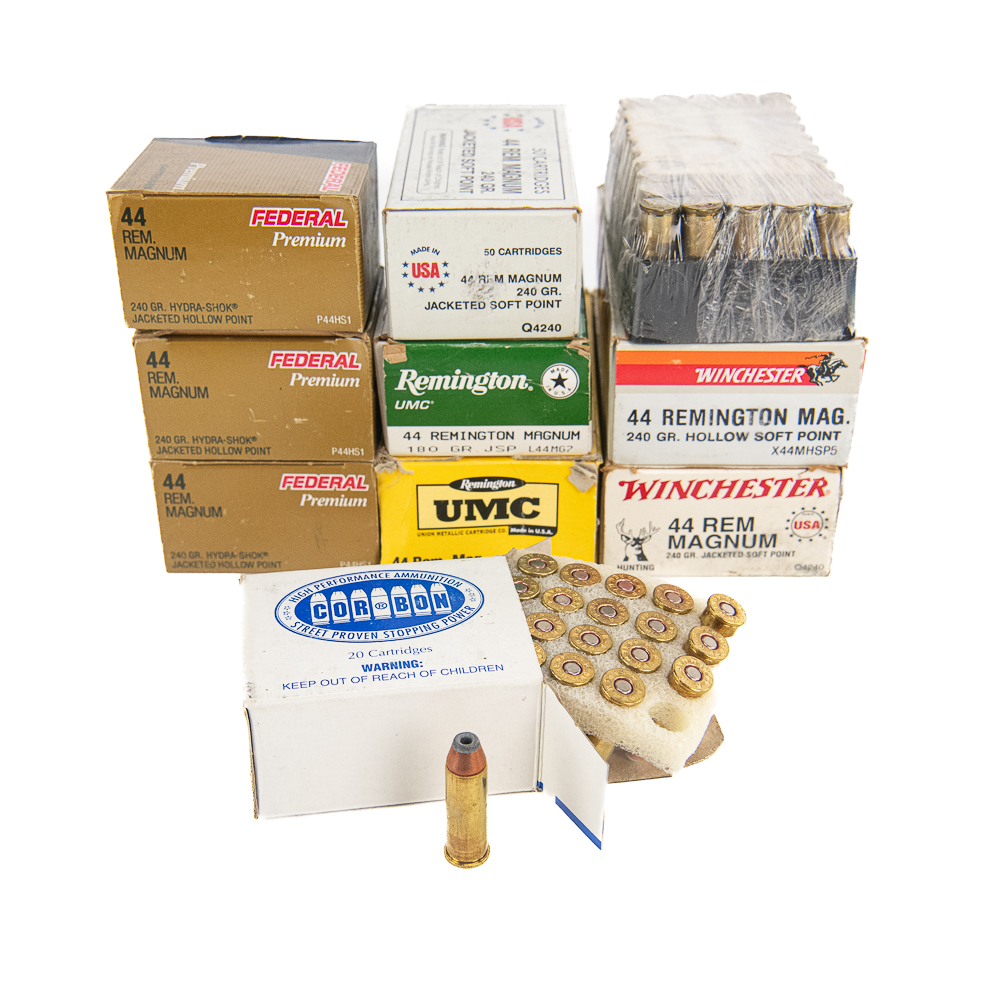 380rds of Caliber .44 Magnum Hunting Ammunition