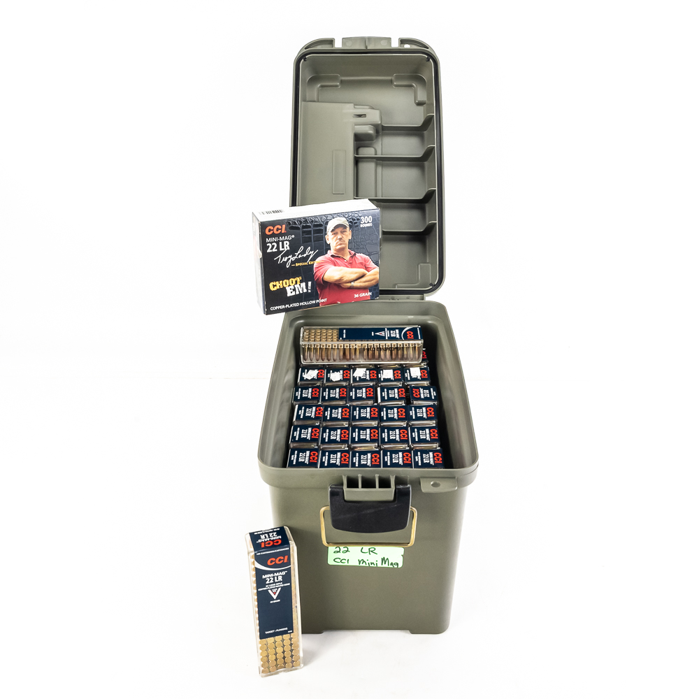 3500rds of Caliber .22LR Mini-Mag Ammunition