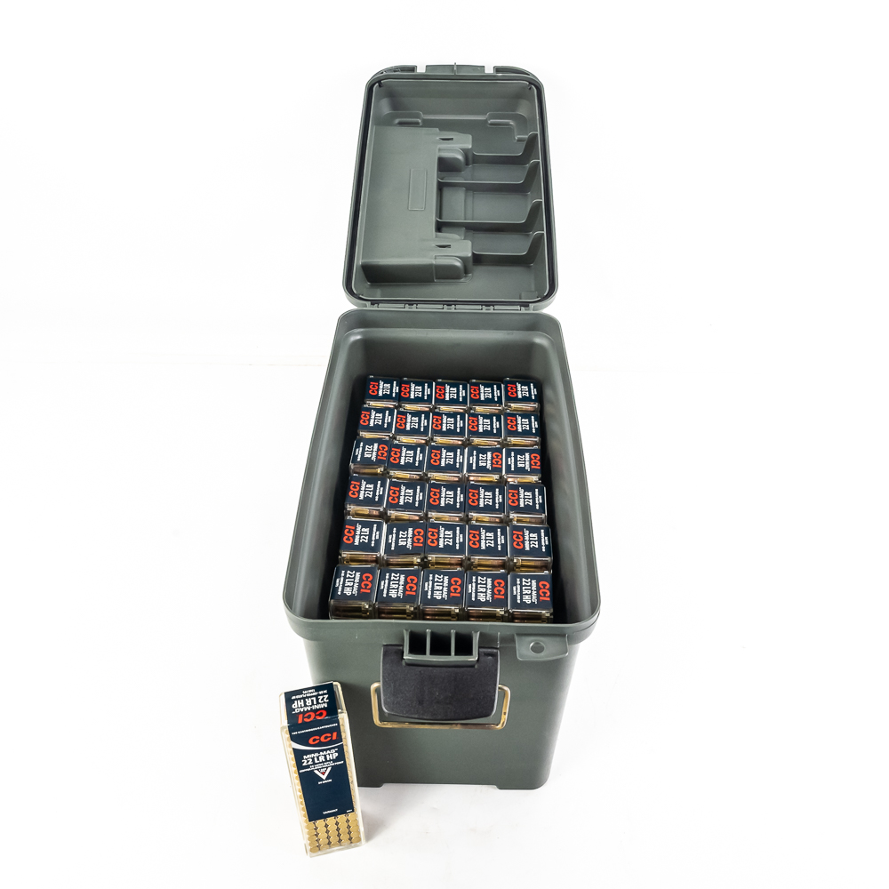 3100rds of Caliber .22LR CCI Mini-Mag ammunition