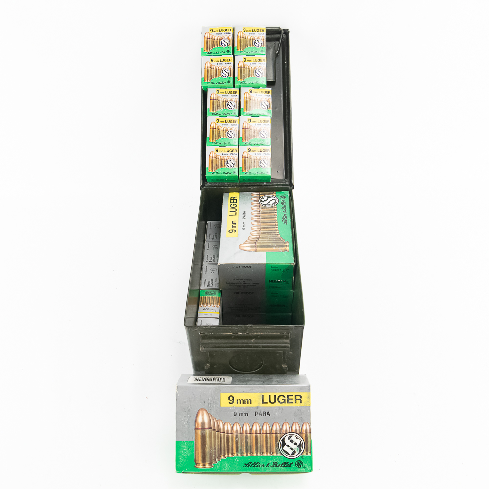 1500rds of Caliber 9MM Luger Ammunition