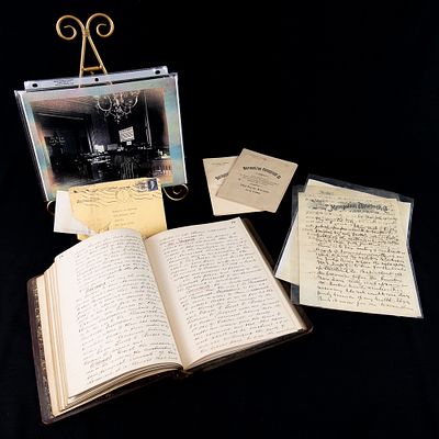 1888-1890 Metropolitan Phonograph Lot. This remarkable archival lot offers an invaluable look 
