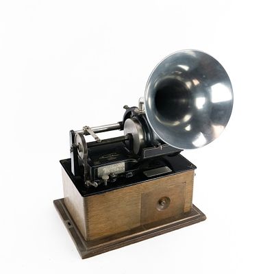 Edison Concert Cylinder Phonograph. Introduced in 1899, the Concert was Edison's answer to 