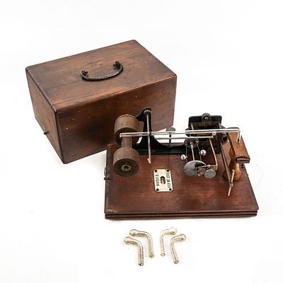 Amet Metaphone Cylinder Phonograph. The Amet Metaphone is a highly historic wax cylinder 