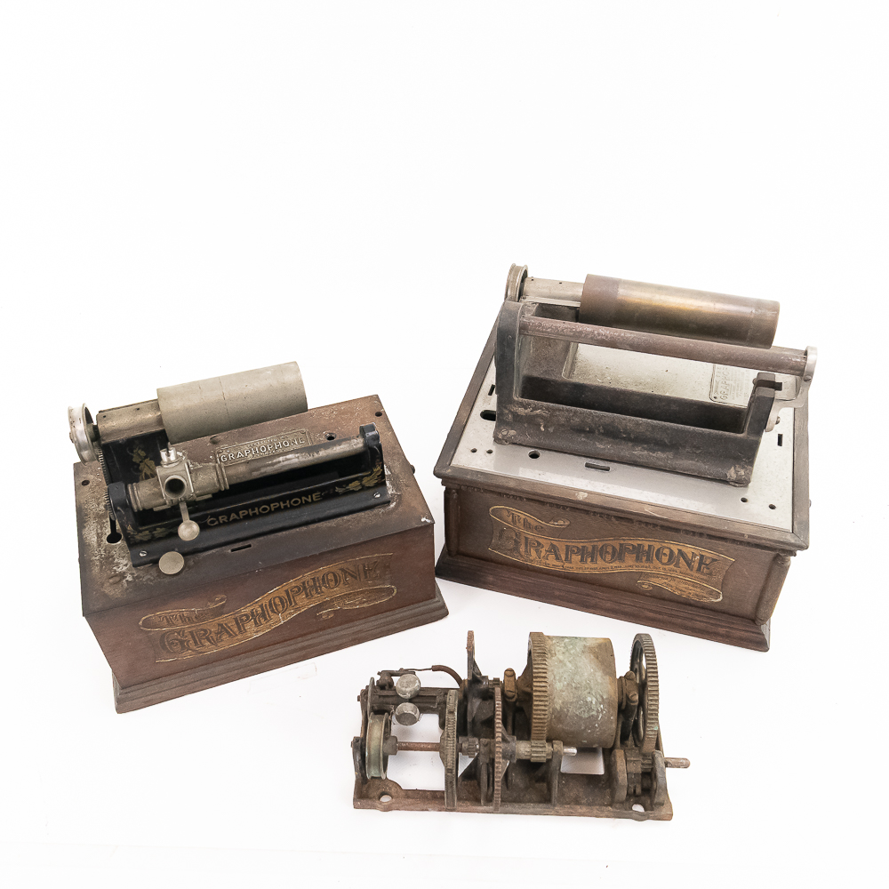 Columbia AG & A Cylinder Phonographs For Parts