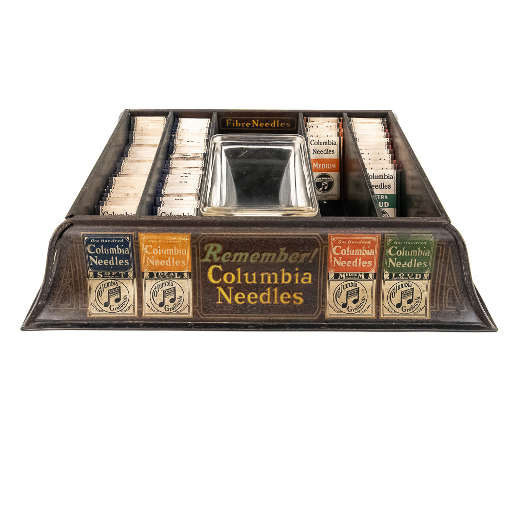 Countertop Columbia Phonograph Needle Display